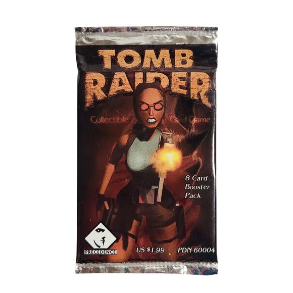 Tomb Raider CCG Booster Pack Of 8 Core Design 1999 Brand New - Picture 1 of 2